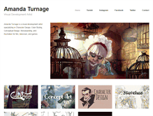 Tablet Screenshot of amandaturnage.com